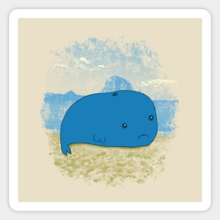 Sad Whale Magnet